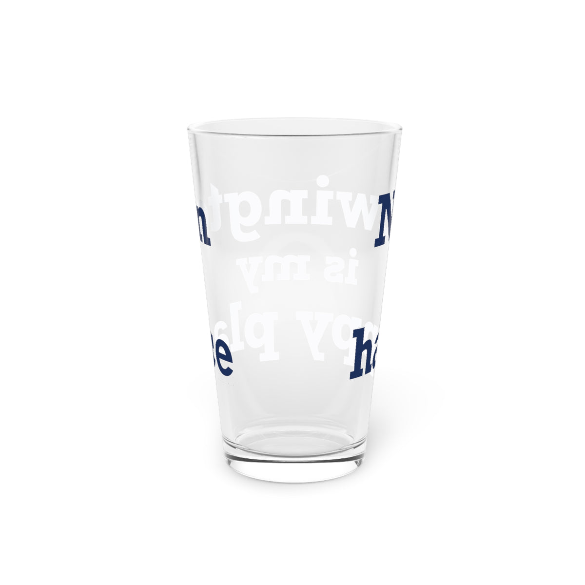 Newington is My Happy Place Pint Glass, 16oz