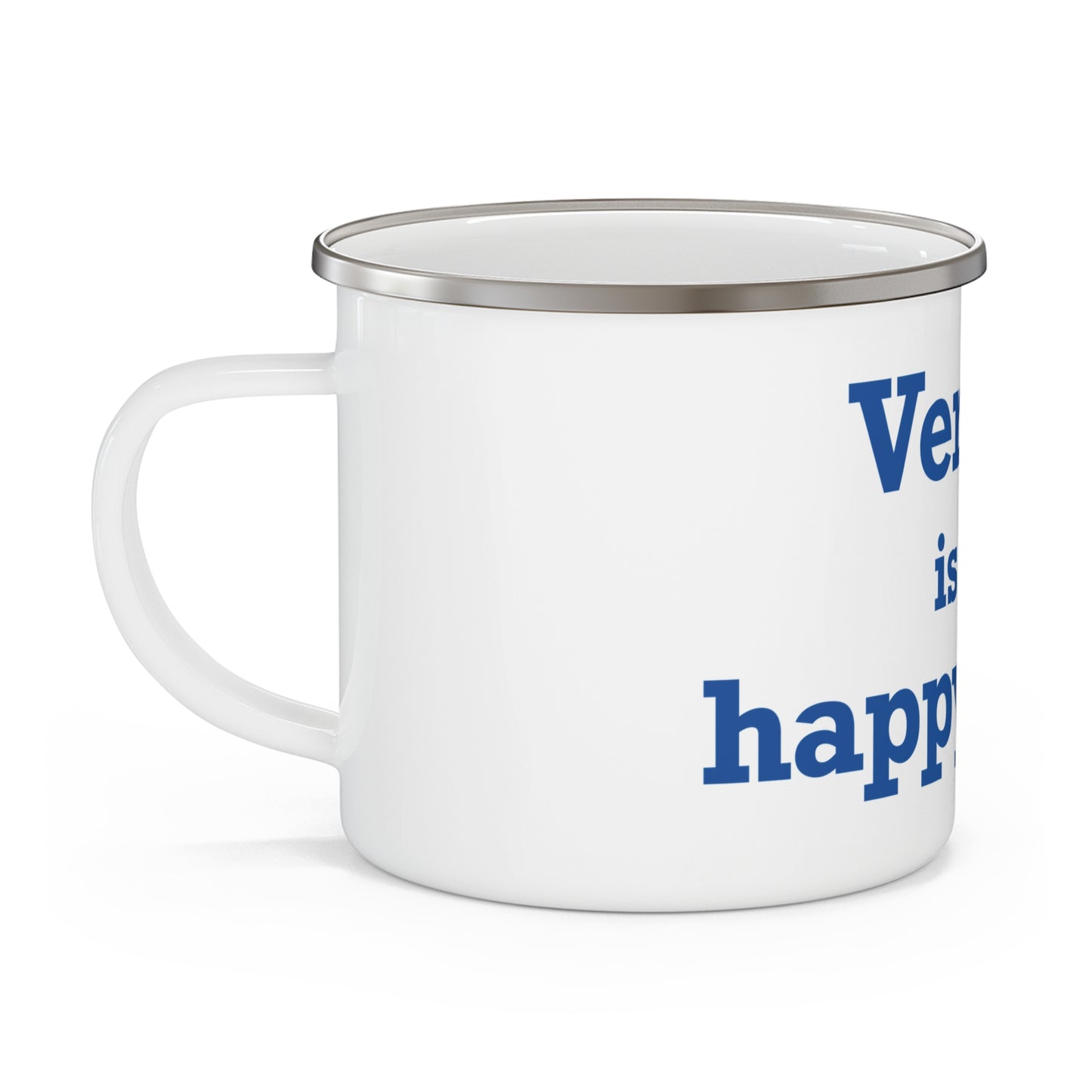 Vernon is My Happy Place  Enamel Camping Mug