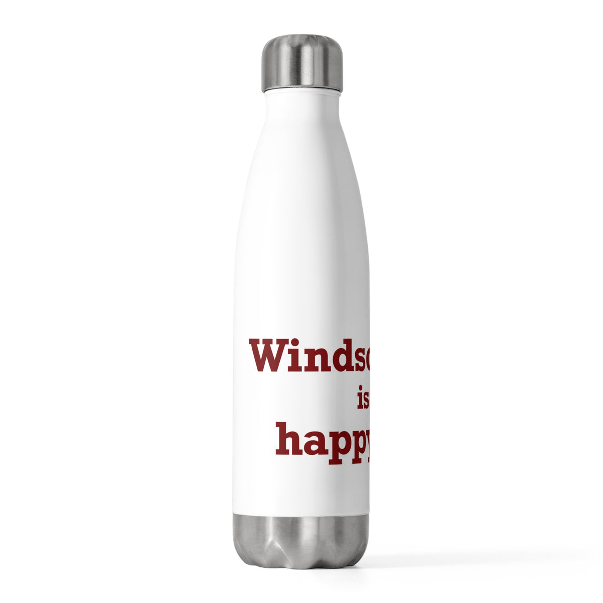 Windsor Locks is My Happy Place 20 oz Insulated Bottle