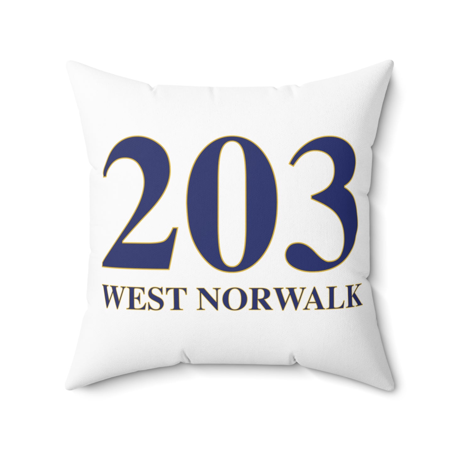 203 West Norwalk Spun Polyester Square Pillow