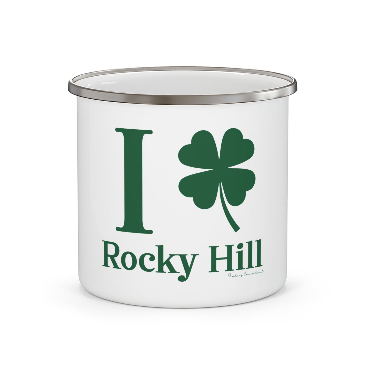 I Clover Rocky Hill Enamel Camping Mug