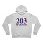 203 Seymour Red White & Blue Unisex Sponge Fleece Pullover Hoodie