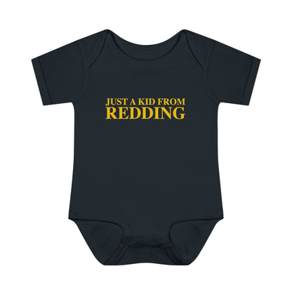 Just a kid from Redding Infant Baby Rib Bodysuit