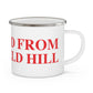 Just a kid from Greenfield Hill Enamel Camping Mug
