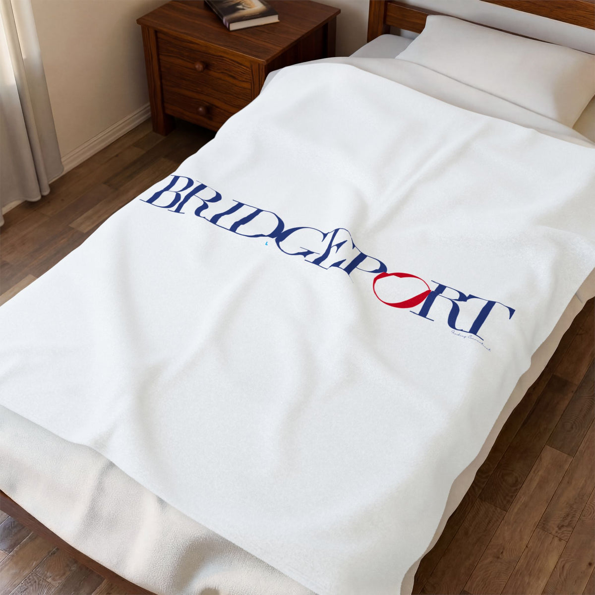 41 Tilt Bridgeport Velveteen Plush Blanket