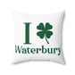 I Clover Waterbury Spun Polyester Square Pillow