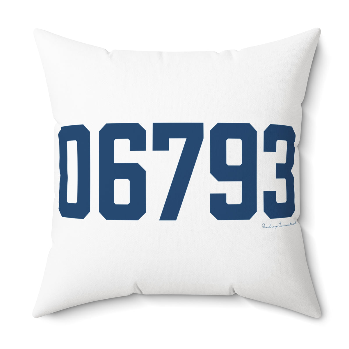 06793 Washington Connecticut Zip Code  Polyester Square Pillow