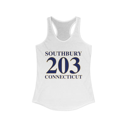 Southbury 203 Connecticut Women's Ideal Racerback Tank Top