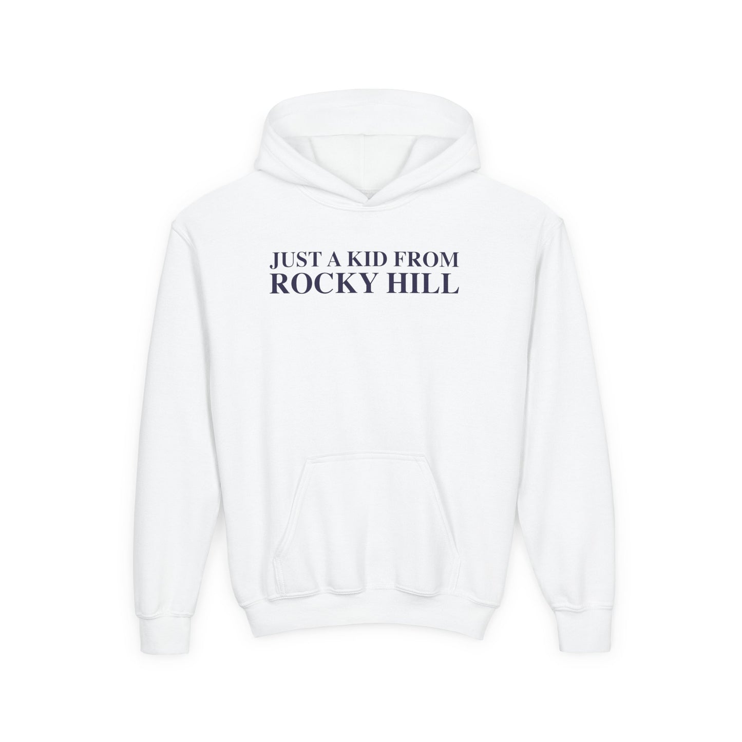 Just a kid from Rocky Hill Youth Heavy Blend Hooded Sweatshirt