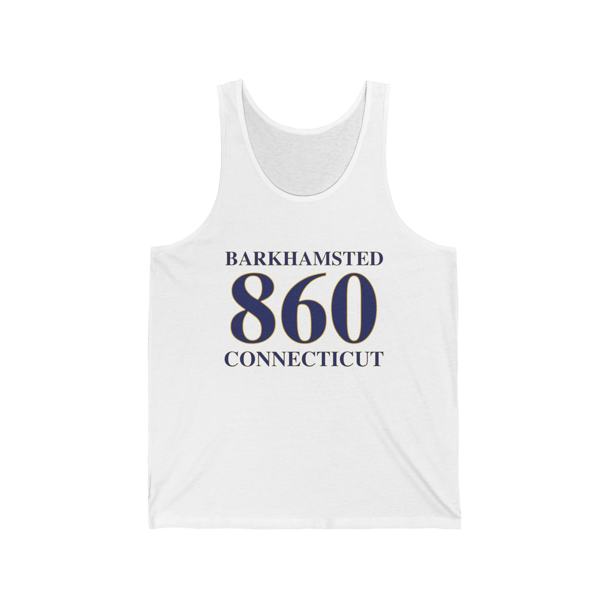 Barkhamsted 860 Connecticut Unisex Jersey Tank Top