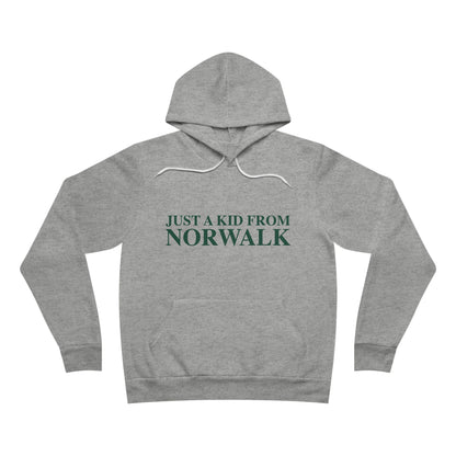 Just a kid from Norwalk Unisex Sponge Fleece Pullover Hoodie
