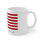 Simsbury Connecticut Flag Mug 11oz