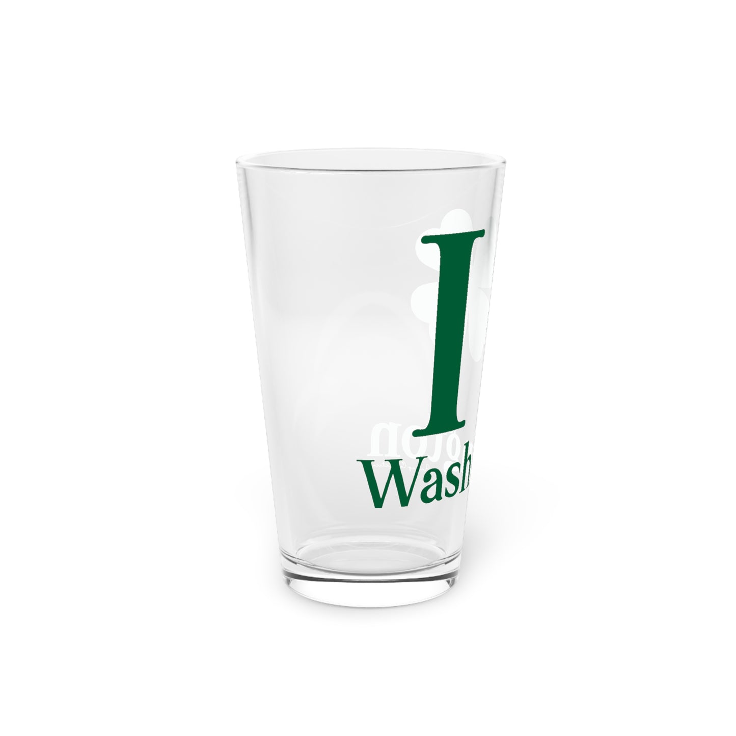 I Clover Washington Pint Glass, 16oz