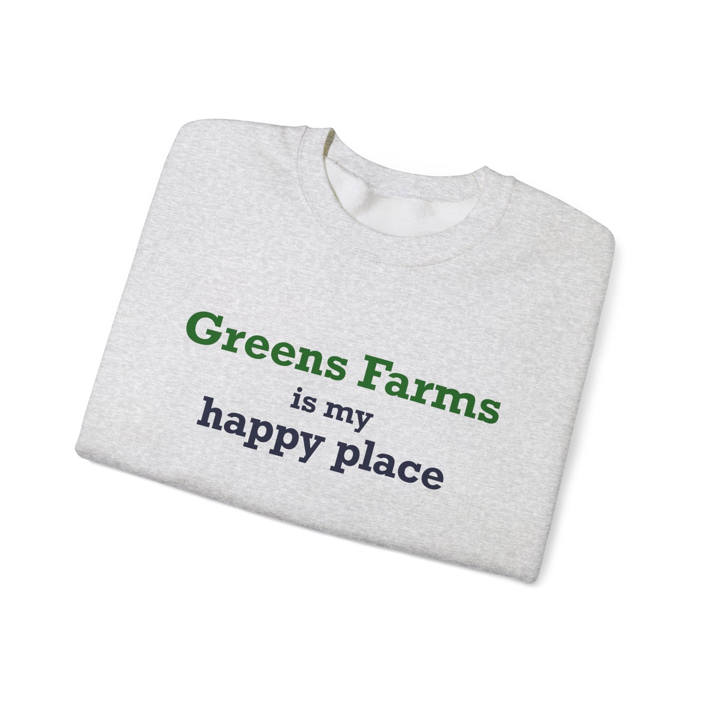 Greens Farms is my Happy Place Unisex Heavy Blend™ Crewneck Sweatshirt