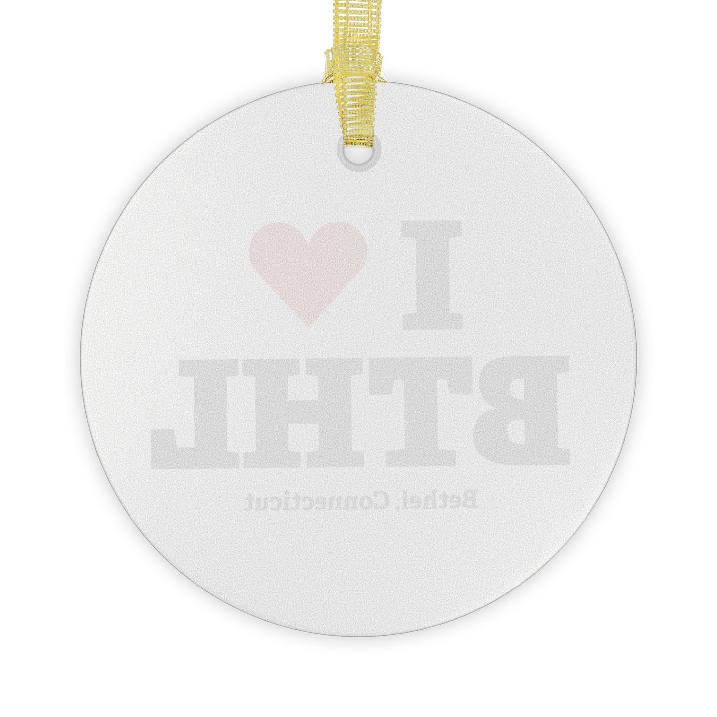 I Heart BTHL Glass Ornaments