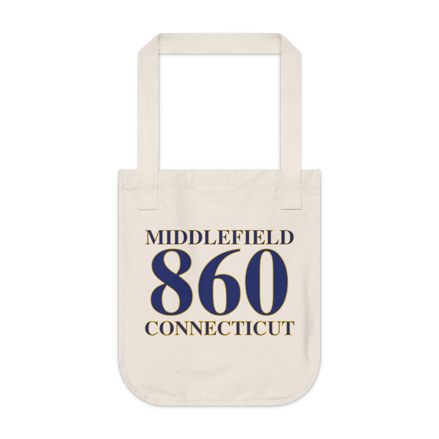 Middlefield 860 Connecticut Organic Canvas Tote Bag