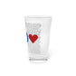 Brookfield Love  Pint Glass, 16oz