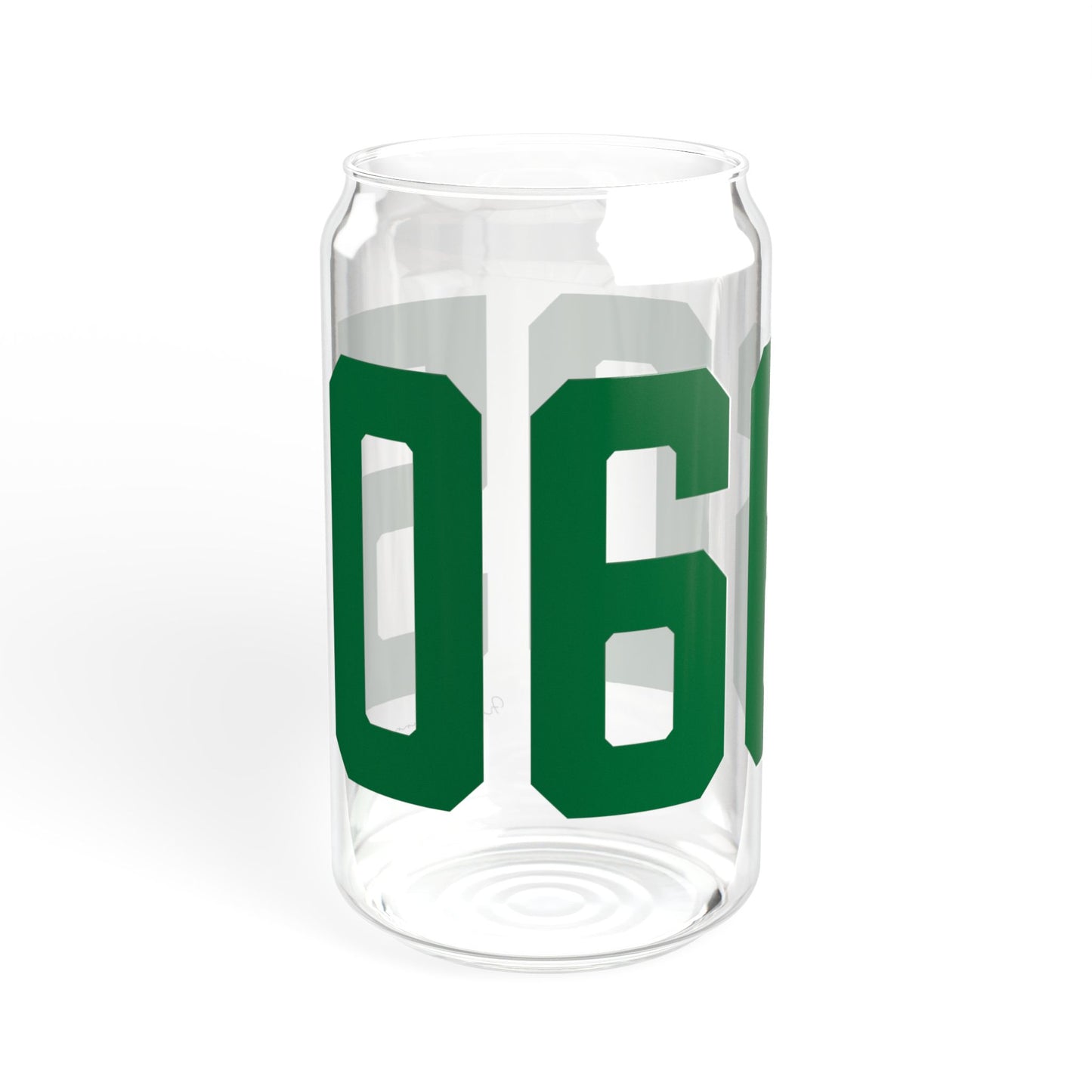 06605 Bridgeport Connecticut Zip Code Sipper Glass, 16oz