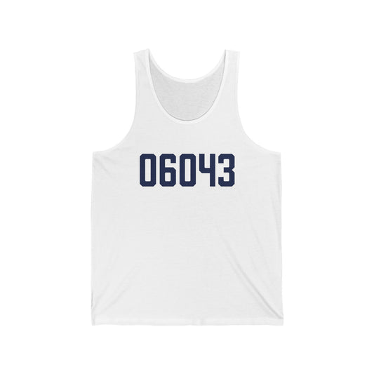 06043 Bolton  Connecticut Zip Code Unisex Jersey Tank Top