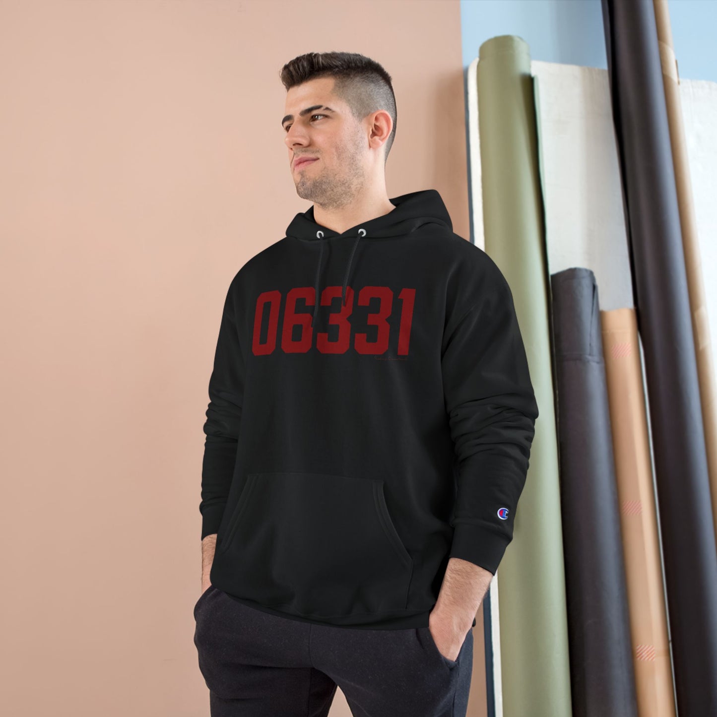 06331 Canterbury Connecticut Zip Code Champion Hoodie