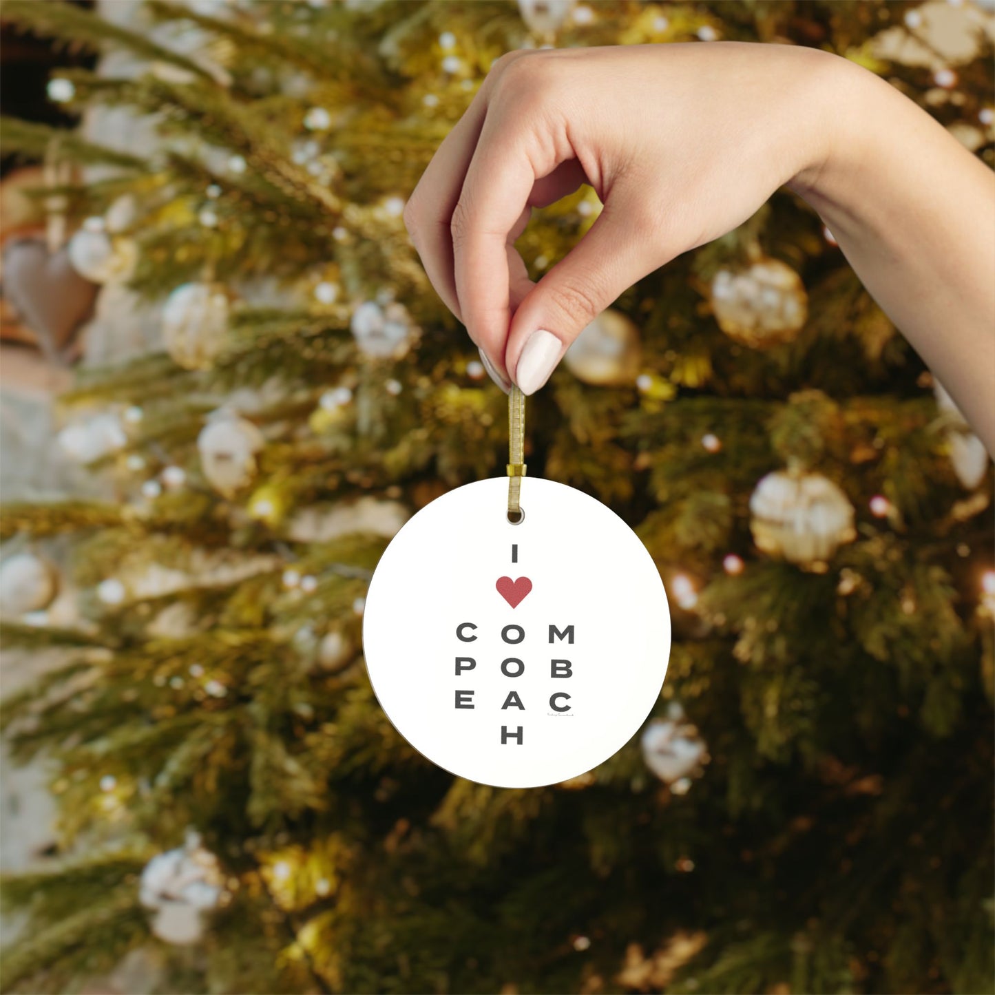 Compo Beach Vision Glass Ornaments