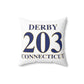 Derby 203 Connecticut Polyester Square Pillow