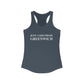 Just a kid from Greenwich Women's Ideal Racerback Tank Top