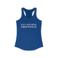 Just a kid from Greenwich Women's Ideal Racerback Tank Top