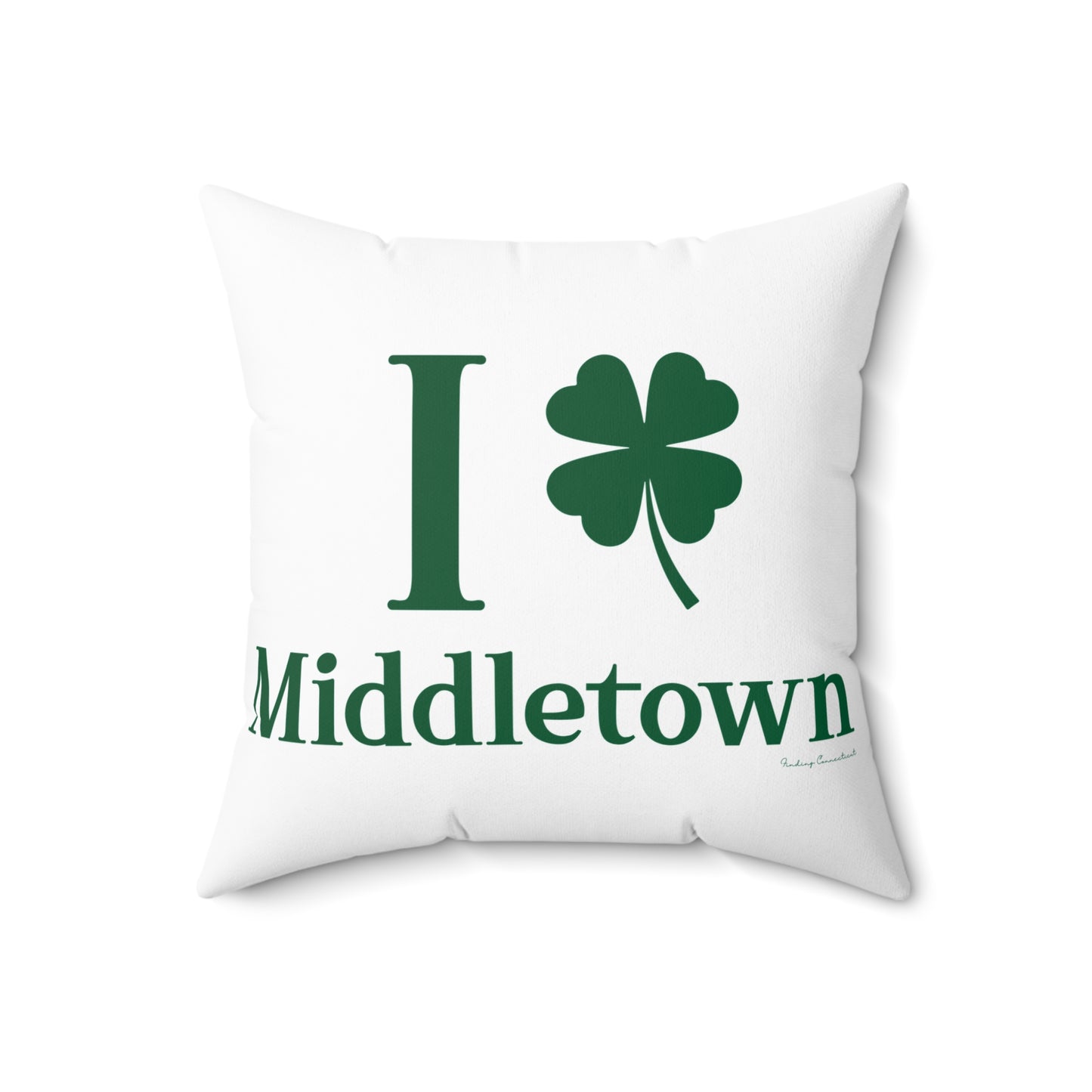 I Clover Middletown Spun Polyester Square Pillow