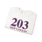 203 New Canaan Red White & Blue Unisex Heavy Blend™ Crewneck Sweatshirt