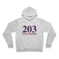 203 Wallingford Red, White & Blue Unisex Sponge Fleece Pullover Hoodie