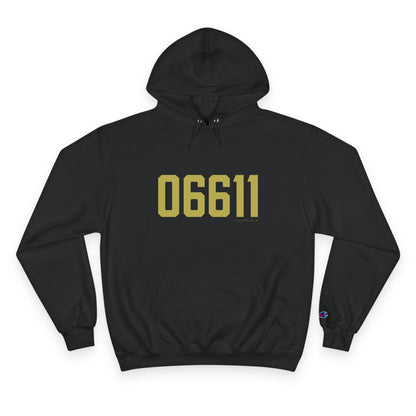 06611 Trumbull Connecticut Zip Code Champion Hoodie Sweatshirt