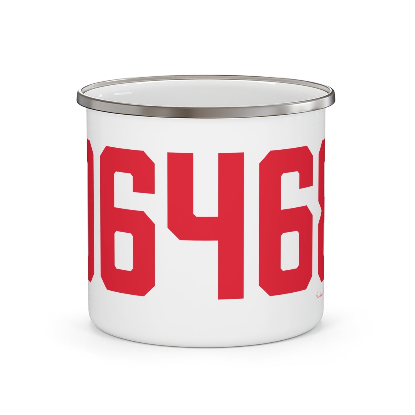 06468 Monroe Connecticut Zip Code Enamel Camping Mug