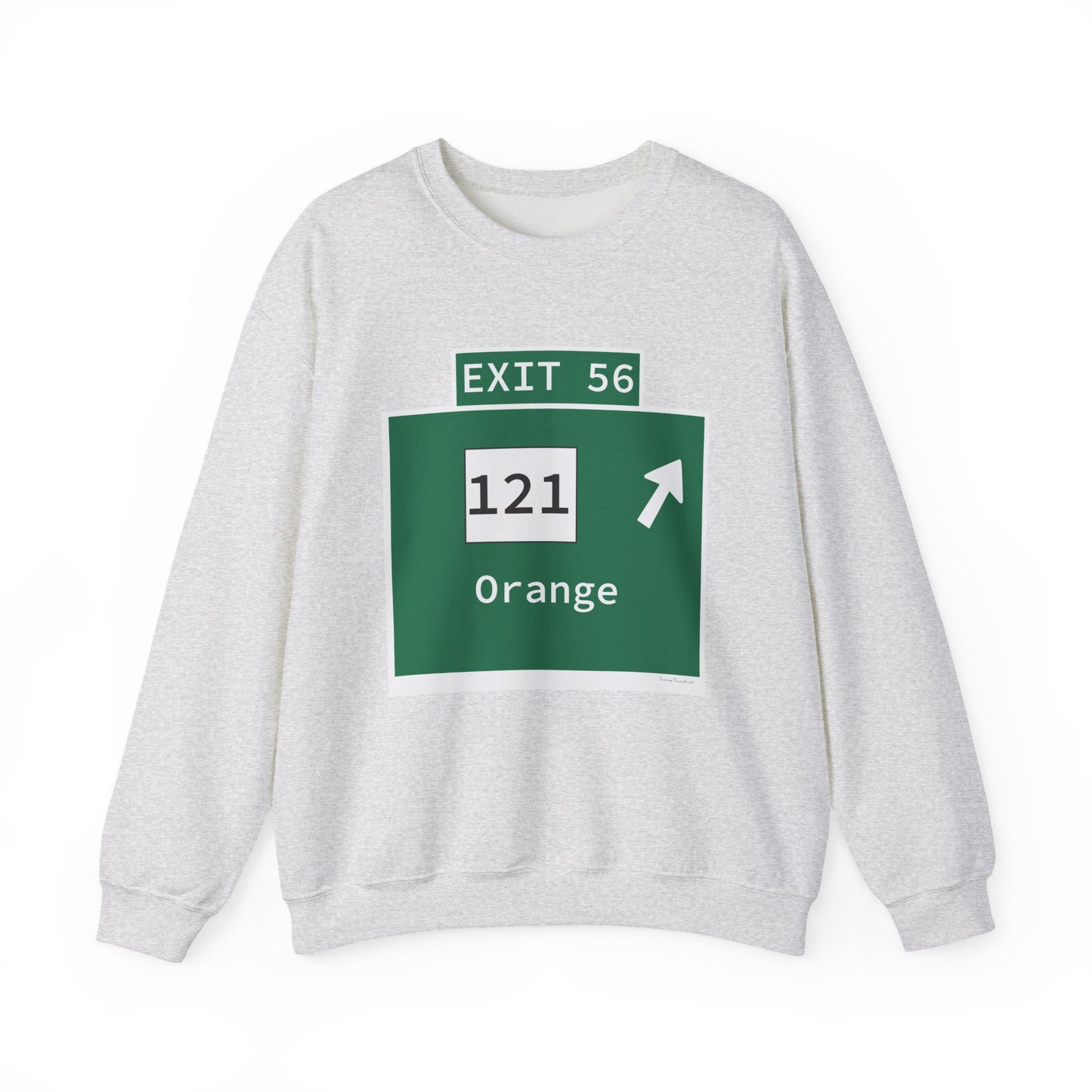 Vintage WCP Exit 56 Sign Unisex Heavy Blend™ Crewneck Sweatshirt