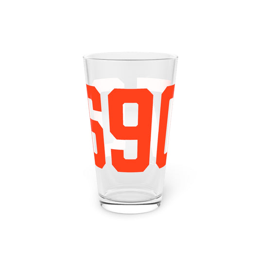 06907 Stamford Connecticut Zip Code Pint Glass, 16oz