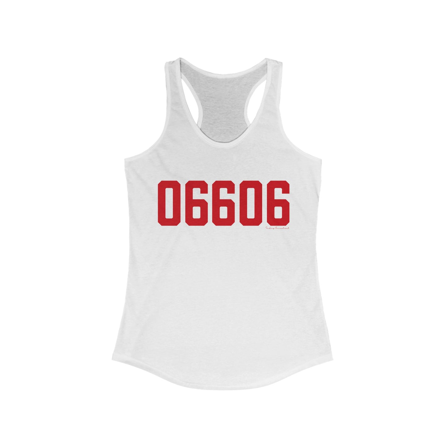 06606 Bridgeport Connecticut Zip Code Women's Ideal Racerback Tank Top