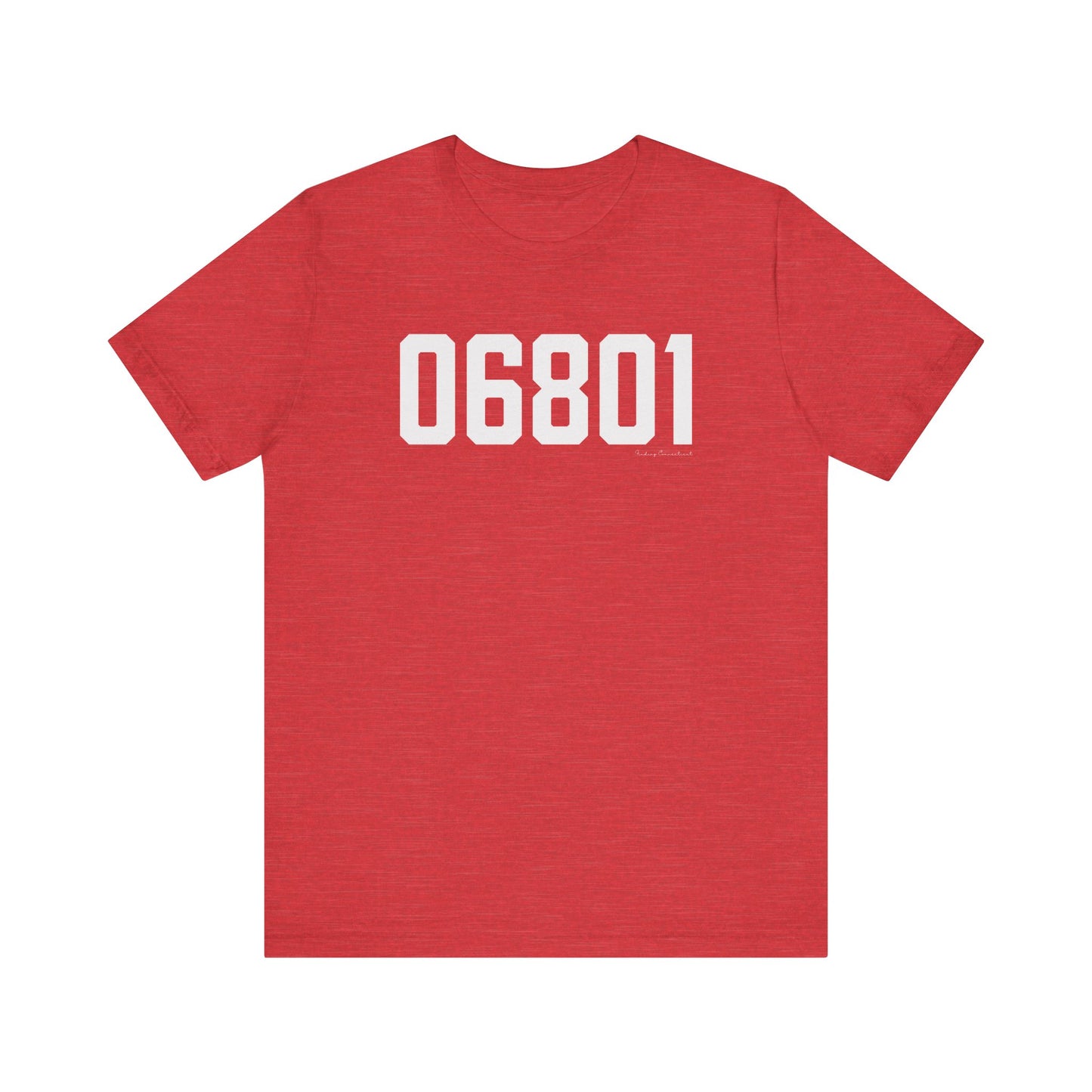 06801 Bethel CT Zip Code Unisex Jersey Short Sleeve T-Shirt