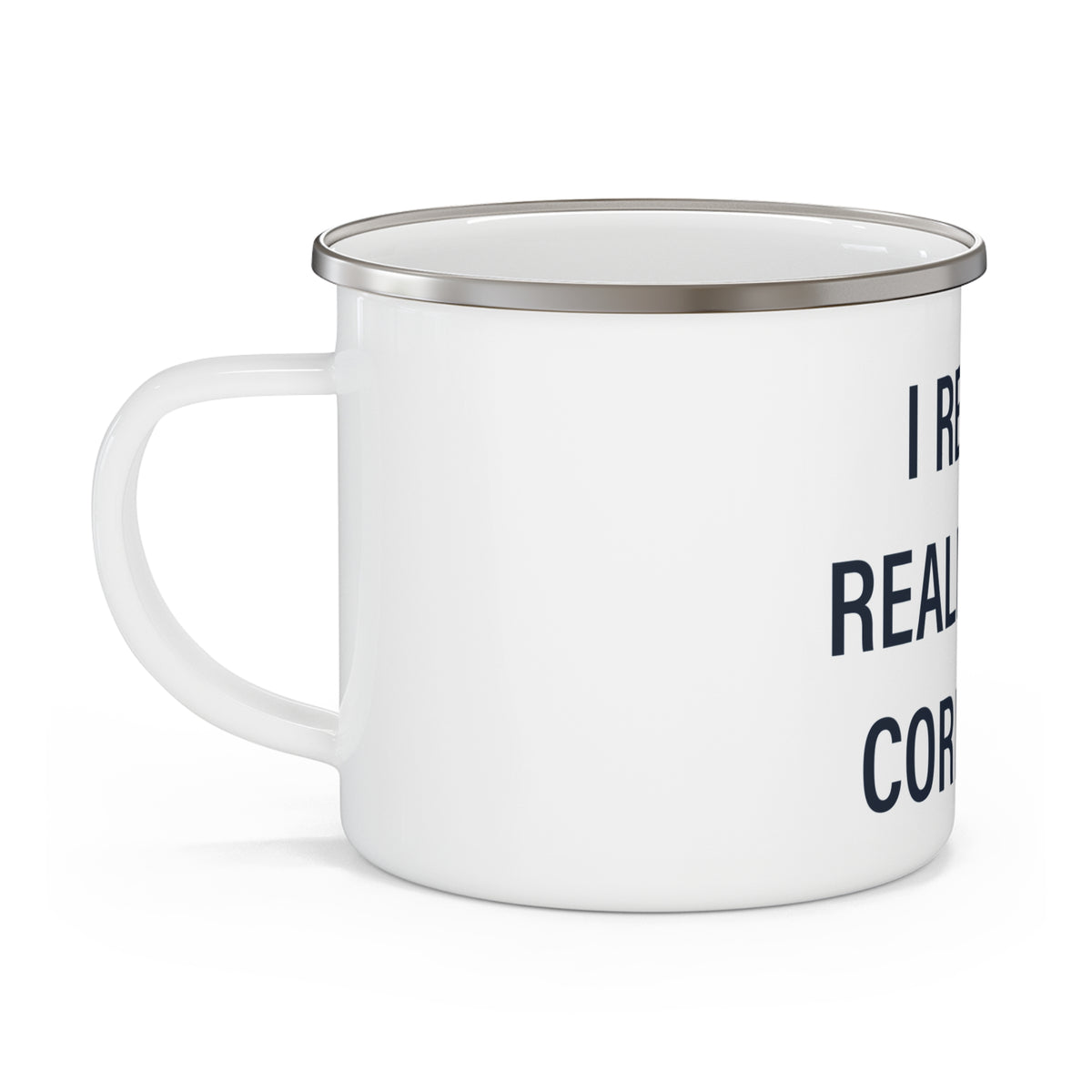 I Really Really Miss Cornwall Enamel Camping Mug