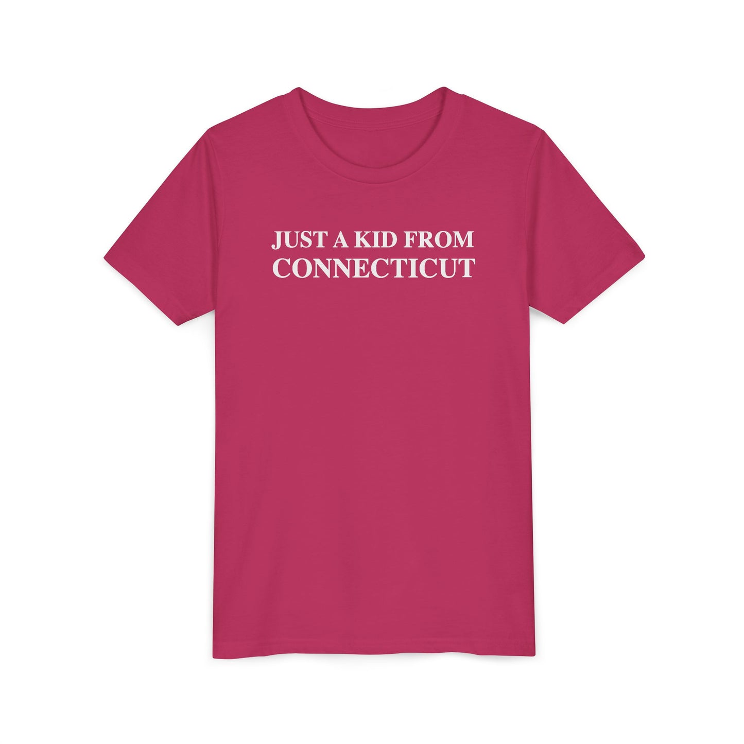 Just a kid from Connecticut Youth Short Sleeve T-Shirt