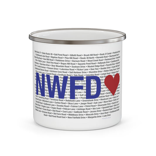 New Fairfield Love Enamel Camping Mug