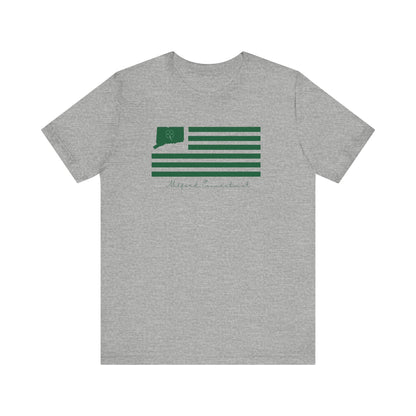 Milford Connecticut St Patrick’s Day Flag Unisex Jersey Short Sleeve T-Shirt