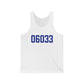 06033 Glastonbury Connecticut Zip Code Unisex Jersey Tank Top