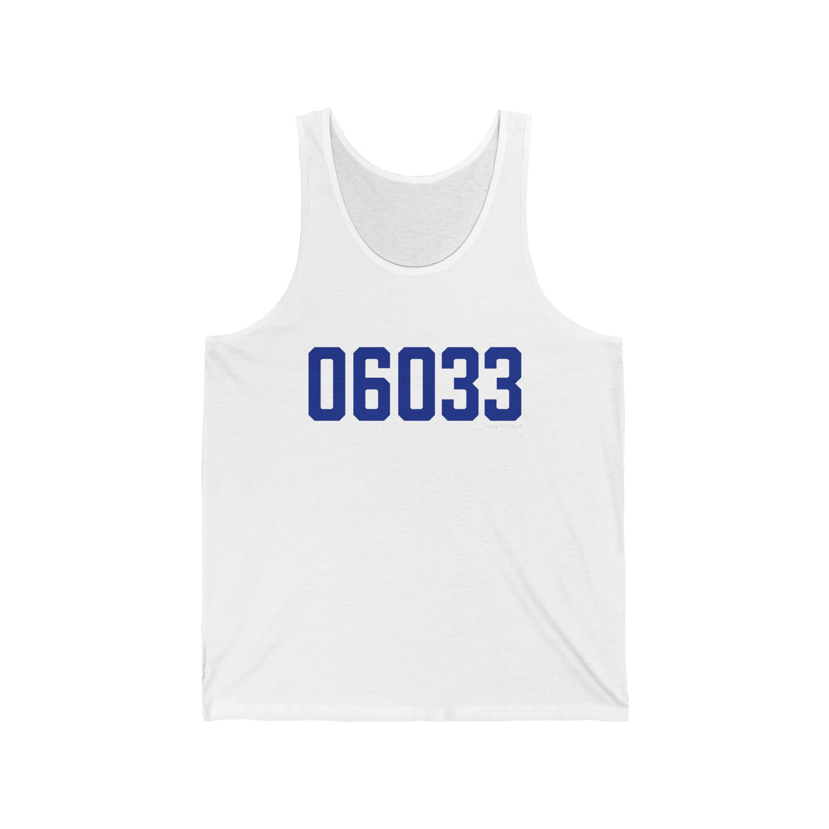 06033 Glastonbury Connecticut Zip Code Unisex Jersey Tank Top