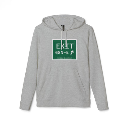 Vintage Exit 68N-E WCP Sign adidas Unisex Fleece Hoodie