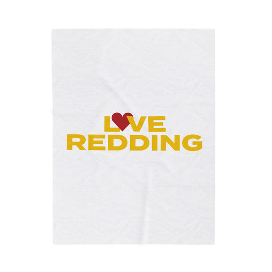 Love Redding Velveteen Plush Blanket