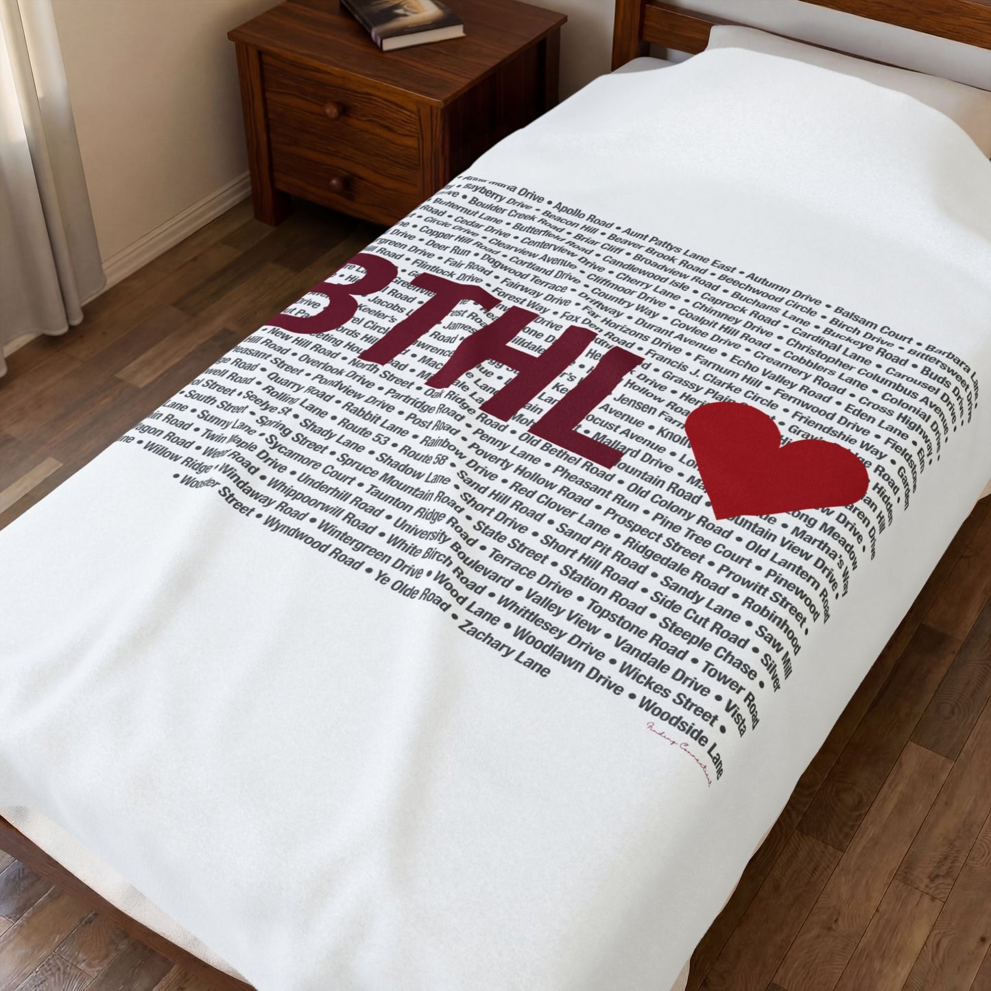 Bethel Love Velveteen Plush Blanket