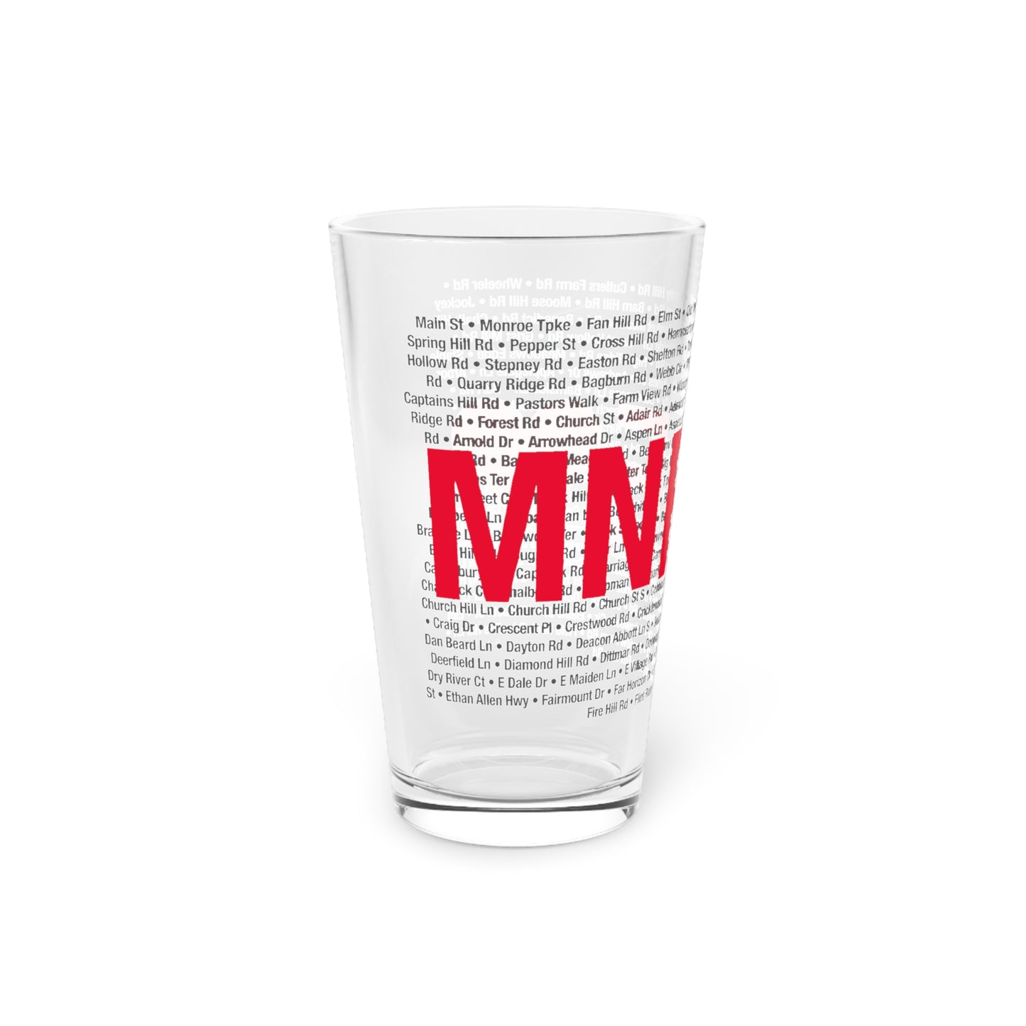 Monroe Love Pint Glass, 16oz