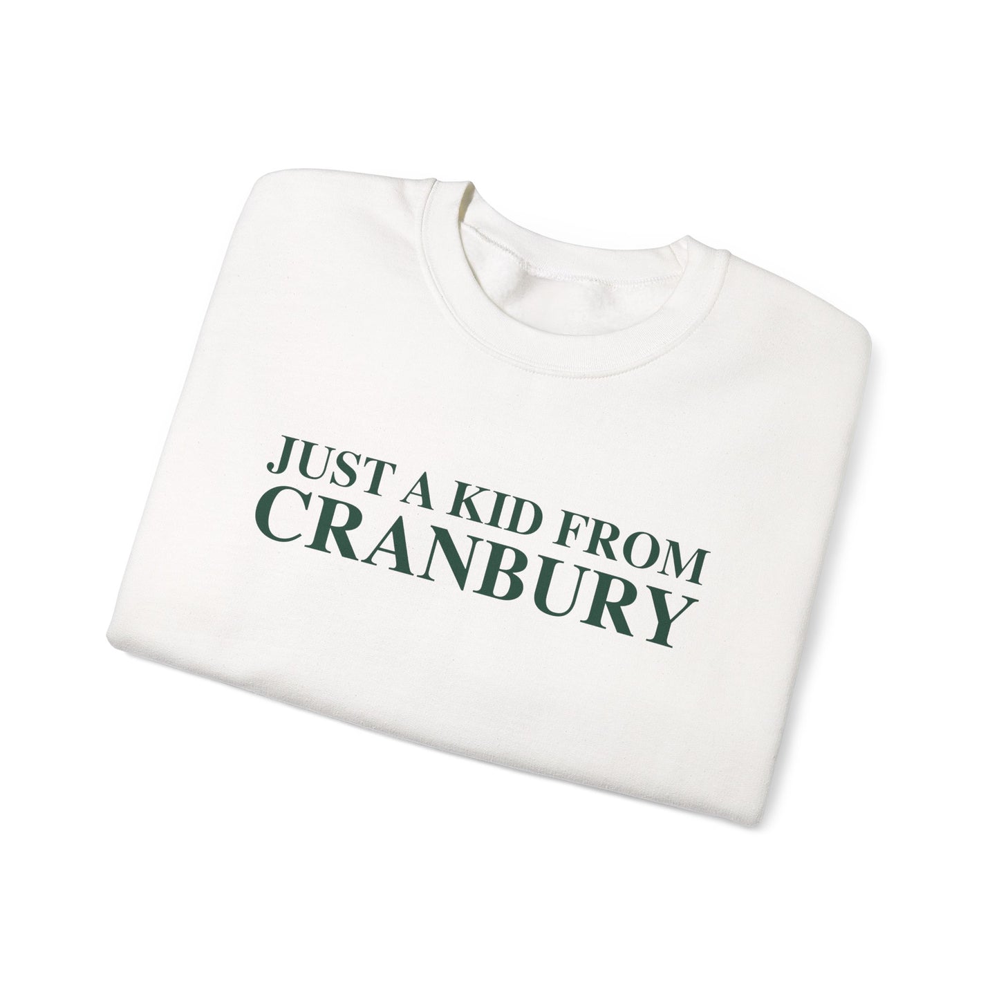 Just a kid from Cranbury Unisex Heavy Blend™ Crewneck Sweatshirt