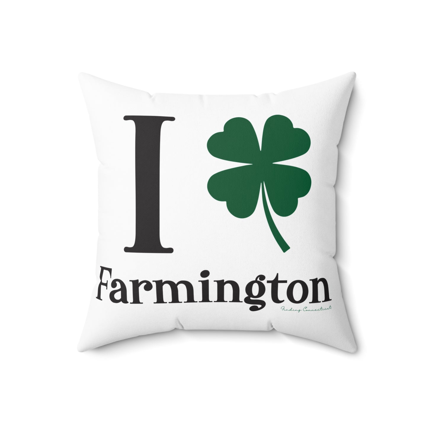 I Clover Farmington Spun Polyester Square Pillow