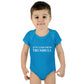 Just a kid from Trumbull  Infant Baby Rib Bodysuit